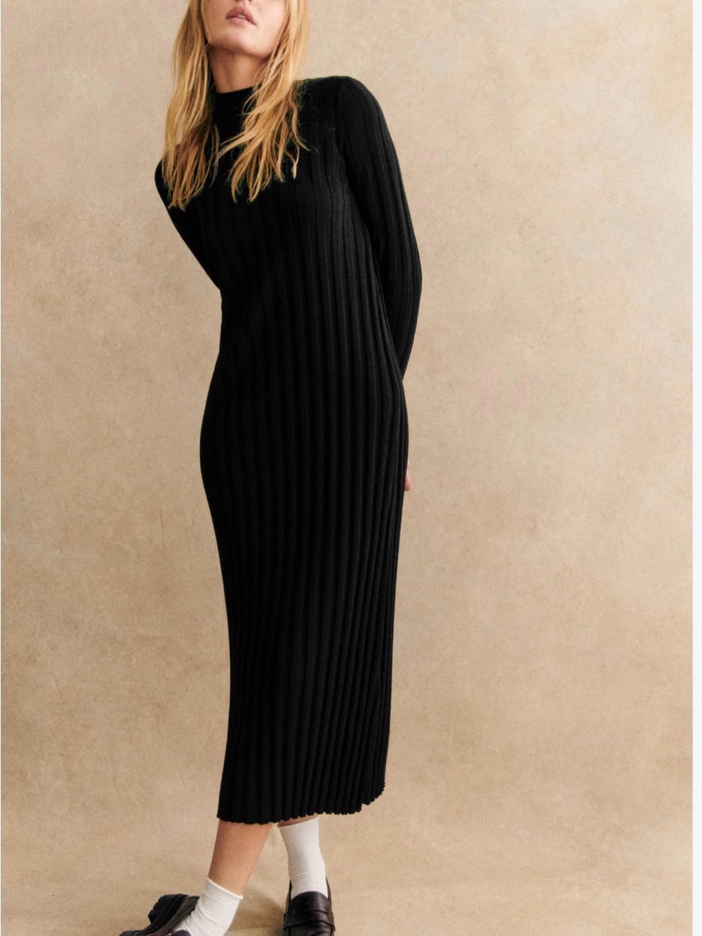 Sézane Katrina Dress Black XS